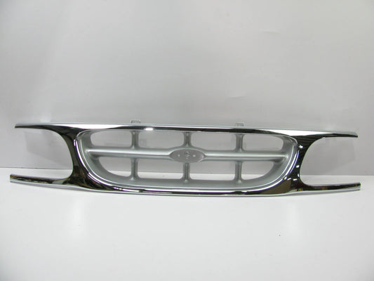 NEW FO1200316 Replacement Front Chrome / Silver Grille 1995-1997 Ford Explorer