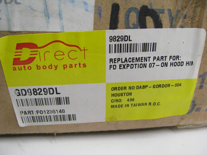 NEW - AFTERMARKET FO1236140 Left Hood Hinge For 2007-2015 Expedition, Navigator