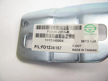 Right Passenger Side Hood Hinge FO1236157 For 2013-2019 Ford Fusion
