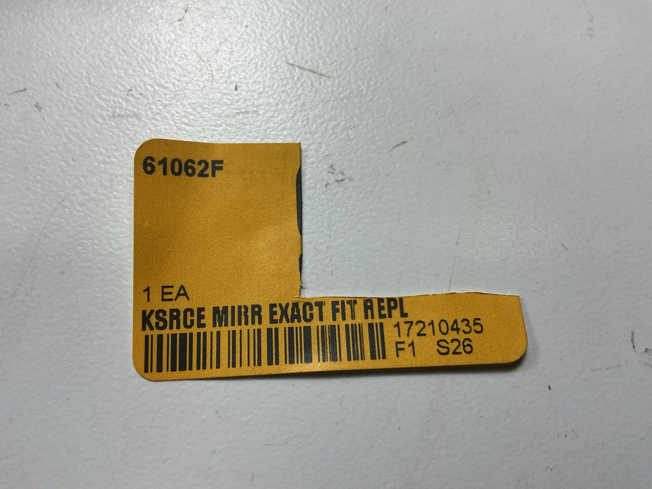 Surface Scratches - Left Driver Side Manual Door Mirror - AFTERMARKET