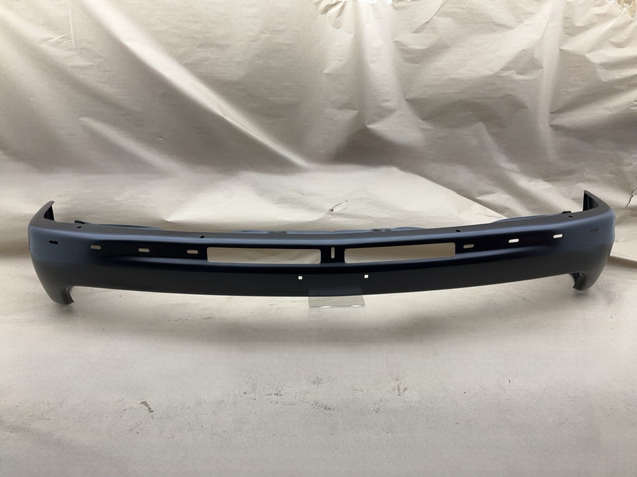 GM1002375 Front Black Steel Bumper - 1999-02 Silverado 1500, 00-06 Suburban 1500