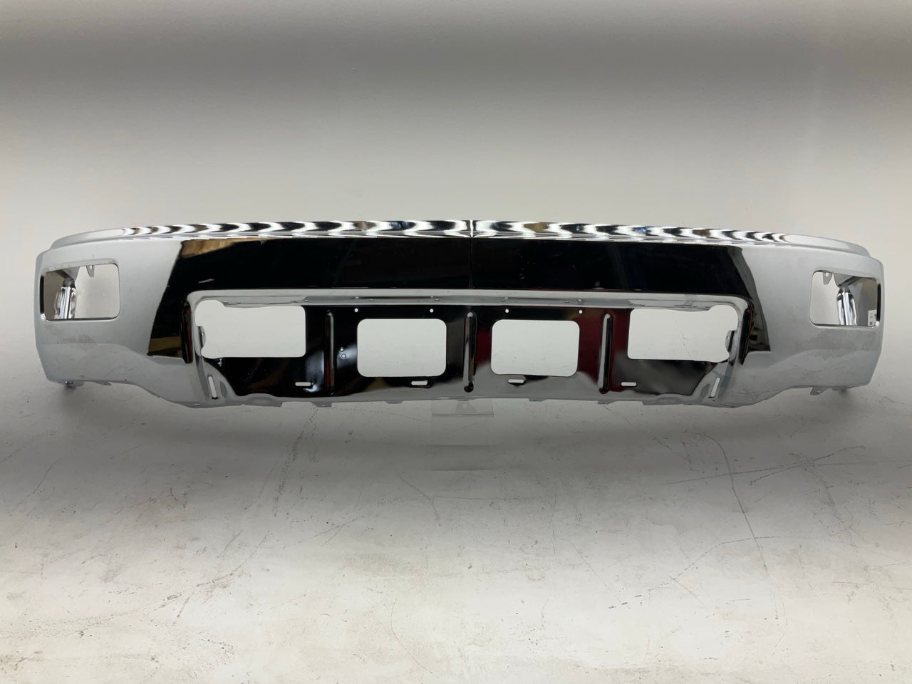 NEW AFTERMARKET Chrome Front Bumper W Fog Light Holes 14-15 Chevy Silverado 1500