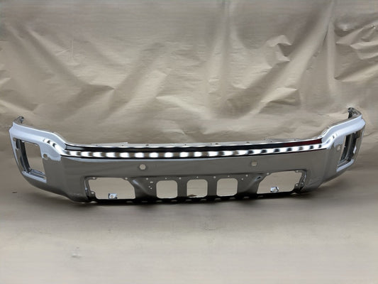 NEW GM1002847 Chrome Front Bumper 2014-2015 GMC Sierra 1500 With Sensor Holes