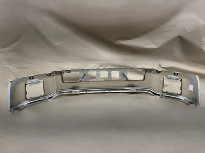GM1002848  2014-2015 GMC Sierra 1500 Chrome Steel Front Bumper W/O Sensor Holes