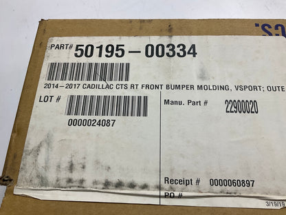 GM1047110 Right Passenger Front Lower Outer Grille Trim Bezel - 2014-2019 CTS