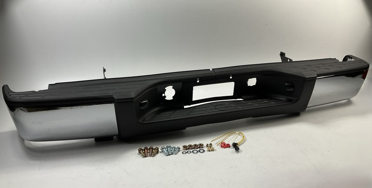 MISSING HARDWARE NEW Rear Bumper 2007-2013 Chevy Silverado GMC Sierra 1500 Truck