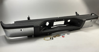 NEW GM1103148 Rear Bumper With Park Assist Sensor Holes - 07-13 Silverado 1500