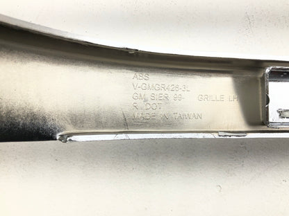 GM1200430 Chrome Front Grille - 1999-2002 GMC Sierra 1500, 2000-2006 Yukon