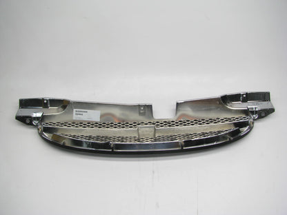 Black Front Grille Grill W/ Chrome Bar For 2004-08 Aveo Hatchback 2004-06 Sedan