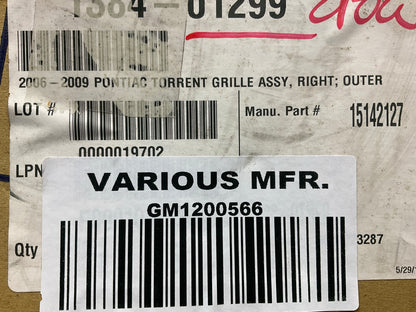 NEW AFTERMARKET - Front Right Outer Grille Trim GM1200566