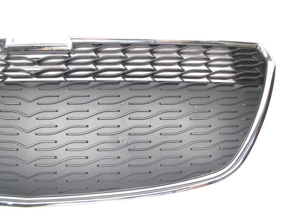 NEW Black / Chrome Grille GM1200656 For 2013-2015 Chevy Spark W/O Fog Lamps