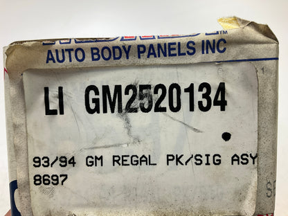 GM2520134 Left Parking Signal Light Lamp, Bumper Mounted - 1993-1994 Buick Regal