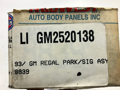 NEW AFTERMARKET GM2520138 1993 Buick Regal Front Left Parking Signal Lamp Light
