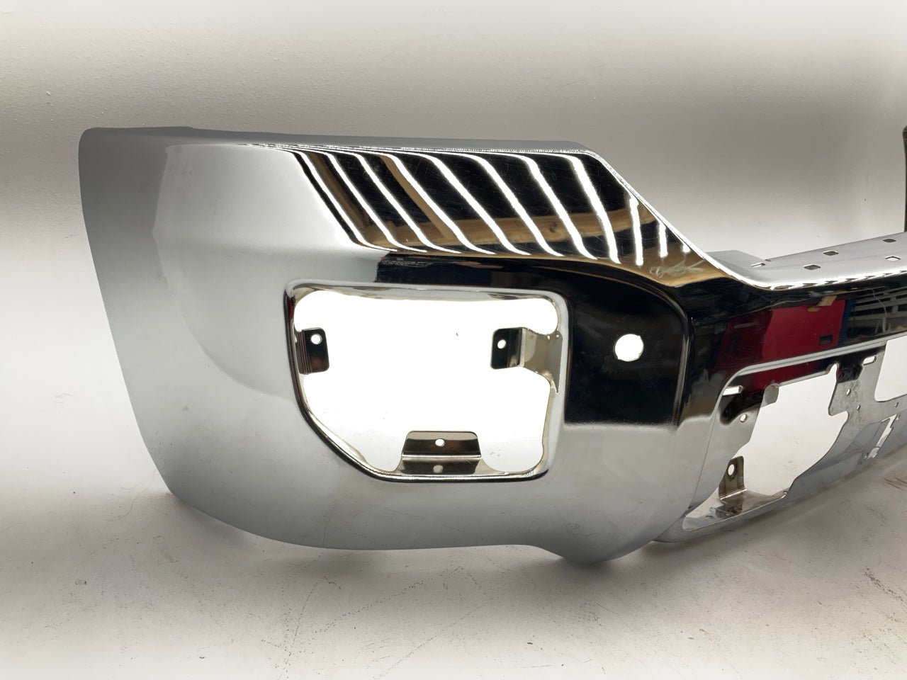 Chrome Front Bumper Face Bar W/ Sensor Holes 2015-2019 GMC Sierra 2500HD 3500HD