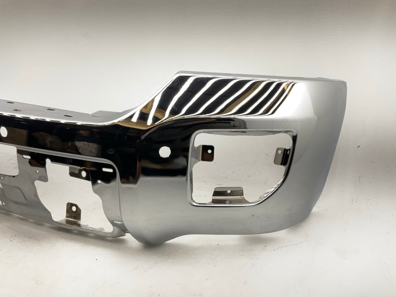 Chrome Front Bumper Face Bar W/ Sensor Holes 2015-2019 GMC Sierra 2500HD 3500HD