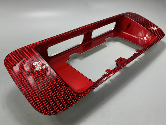 NEW HD129000R0 Rear License Plate Reflective Garnish RED Trim Bezel 94-95 Accord