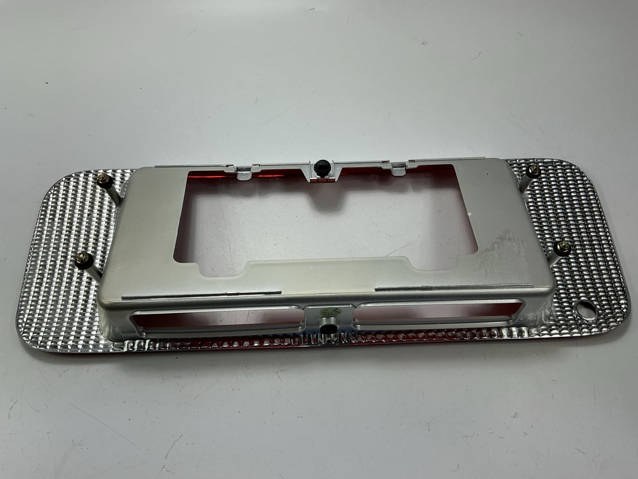 NEW HD129000R0 Rear License Plate Reflective Garnish RED Trim Bezel 94-95 Accord