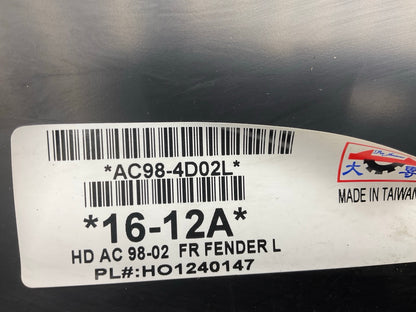 NEW - AFTERMARKET HDA1001NL Front Left Fender For 1998-2002 Honda Accord SEDAN