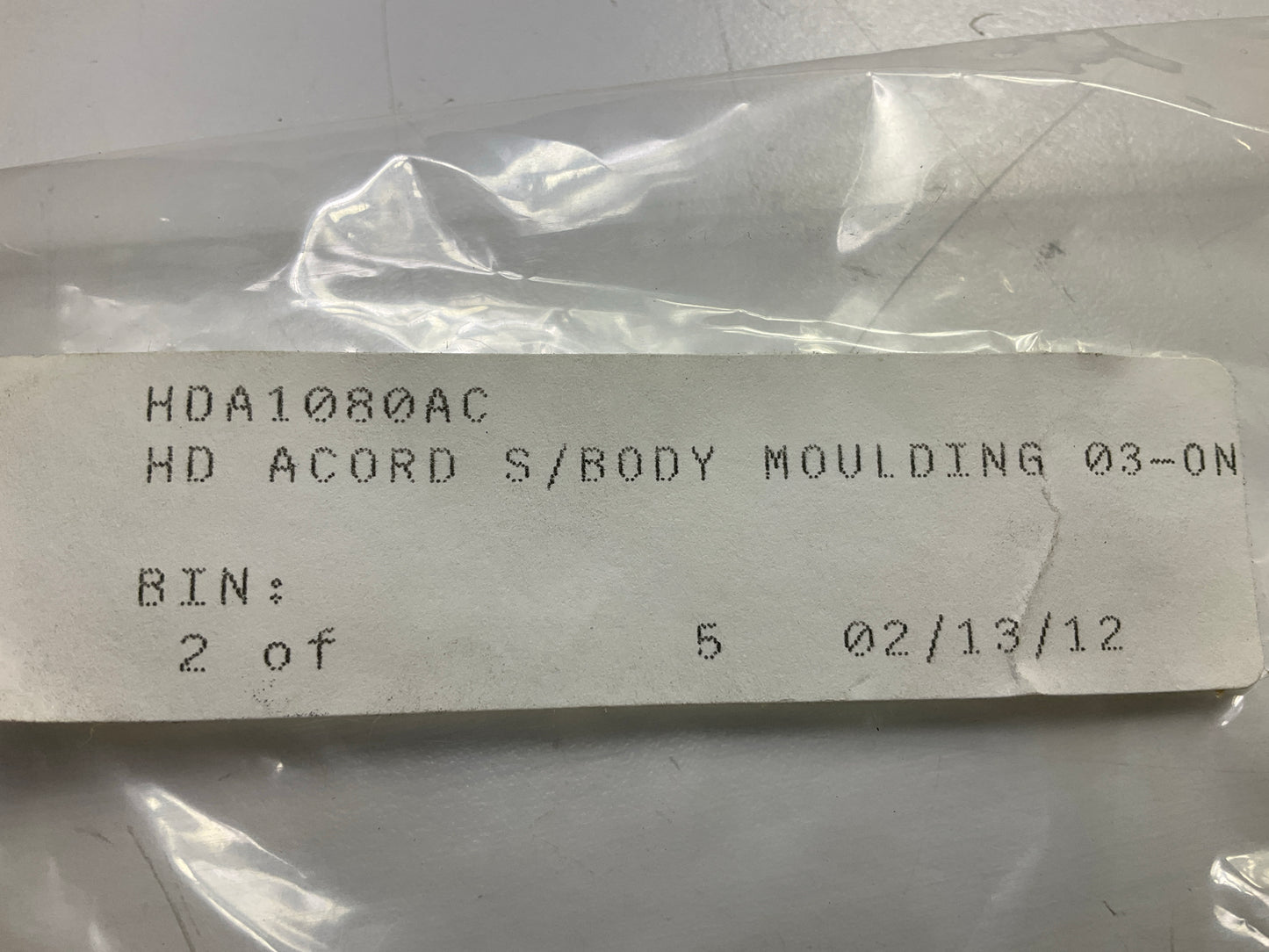NEW HDA1080AC  2003-2007 Honda Accord Sedan Body Side Molding Trim Set