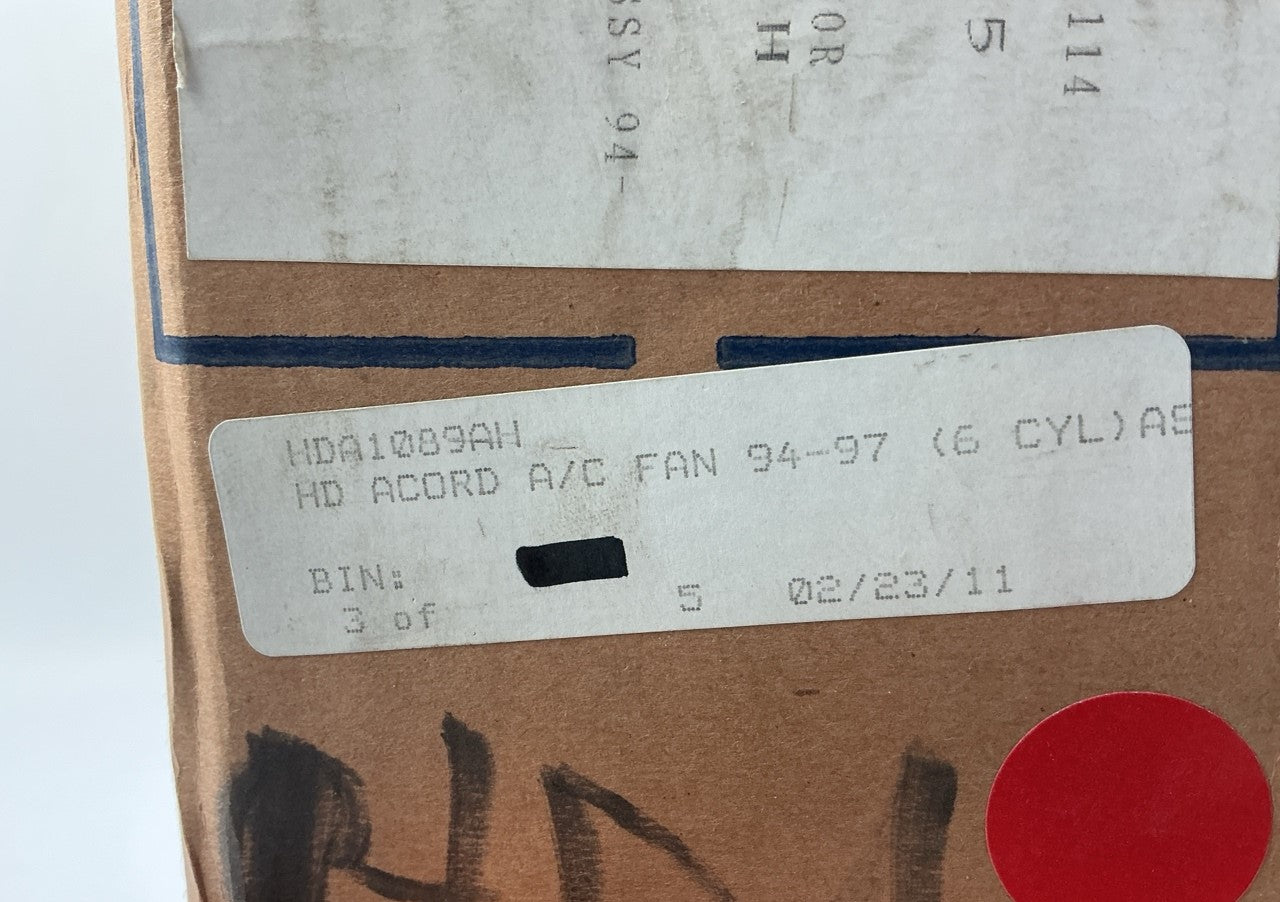 HDA1089AH A/C Condenser Fan For 1995-1997 Honda Accord 2.7L V6