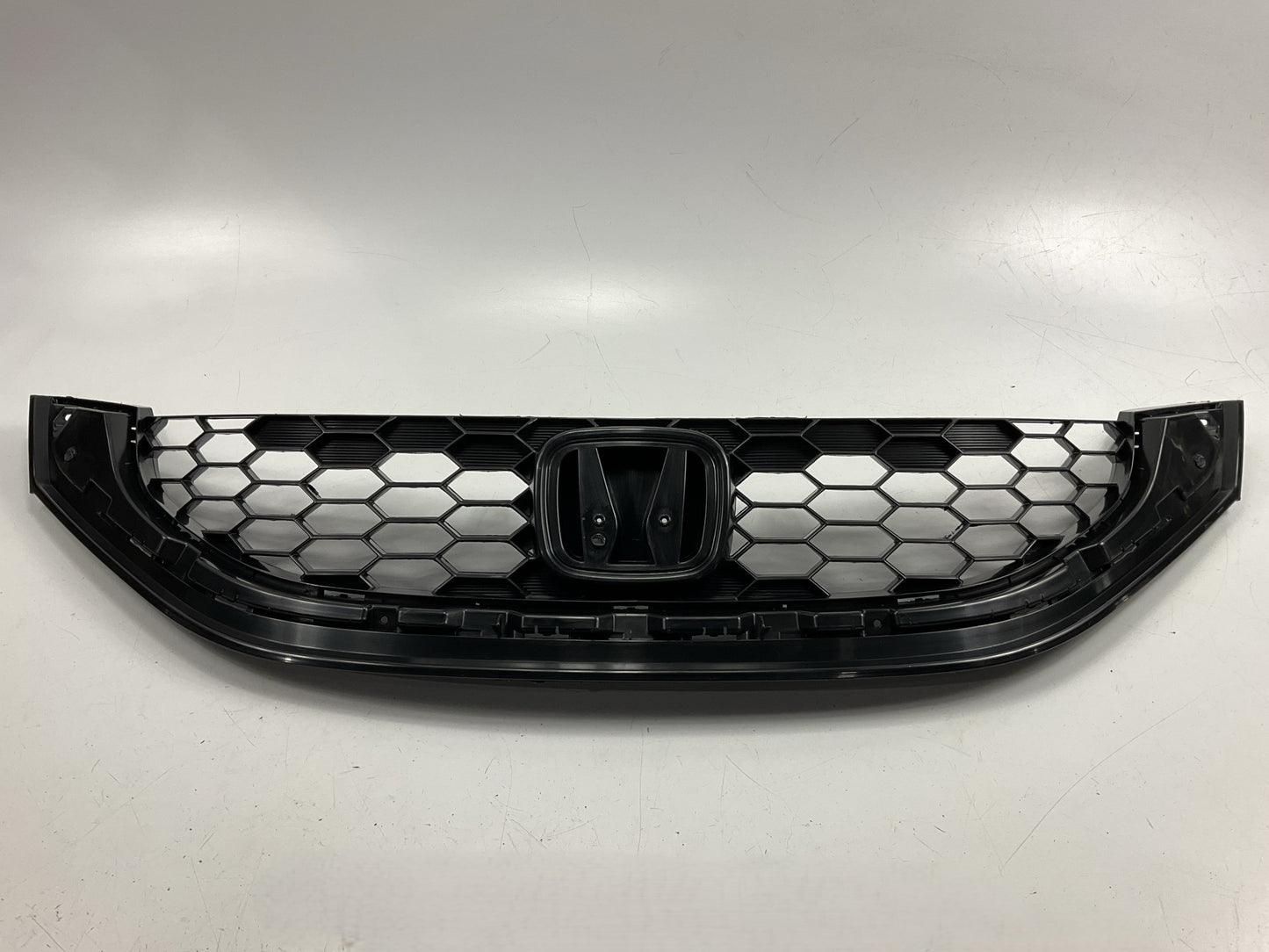 AFTERMARKET -  Black Upper Grille For 2013-2015 Honda Civic 4-Door SEDAN