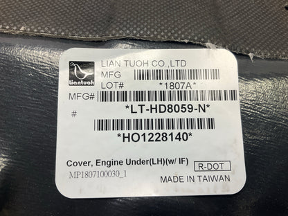 Left Engine Splash Shield For 2013-17 Honda Accord 15-20 Acura TLX Front Section