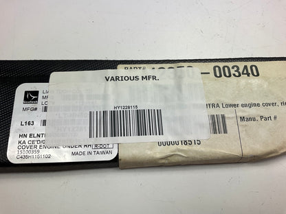 NEW - AFTERMARKET HY1228115 Rear Right Undercar Shield For 07-12 Hyundai Elantra