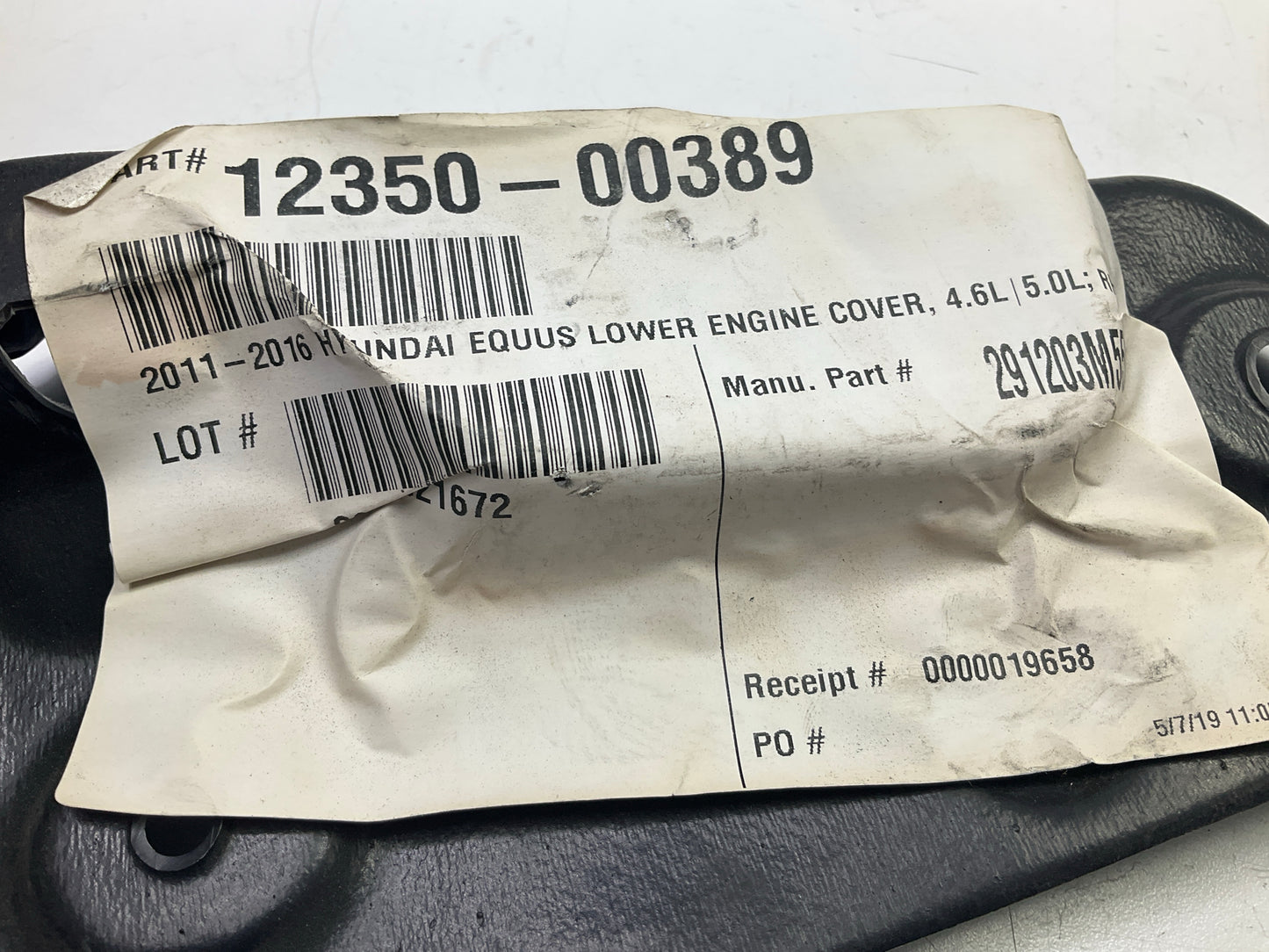 AFTERMARKET - LEFT Engine Splash Shield For 09-14 Genesis 11-16 Equus 291203M550