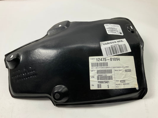 NEW - AFTERMARKET HY1762101 Rear Left Fender Liner For 2011-2014 Hyundai Sonata