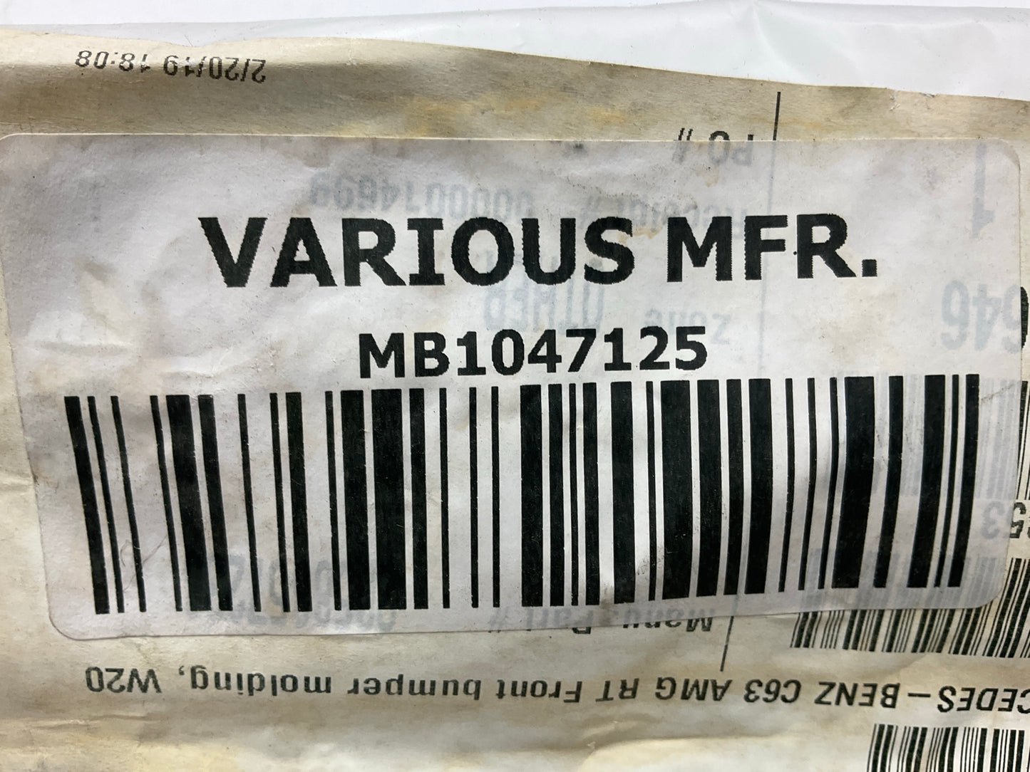 Front Bumper Grille Bumper Cover-Side Spoiler 15-21 MERCEDES C300