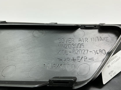 2007-2009 Mitsubishi Outlander Front Bumper Left Drivers Side Extension  W/O FOG