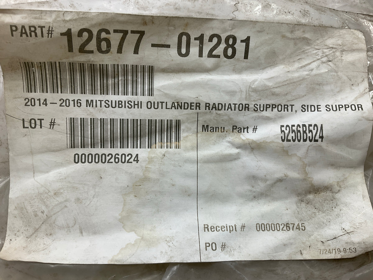 NEW AFTERMARKET Right Radiator Support For 2014-2020 Mitsubishi Outlander