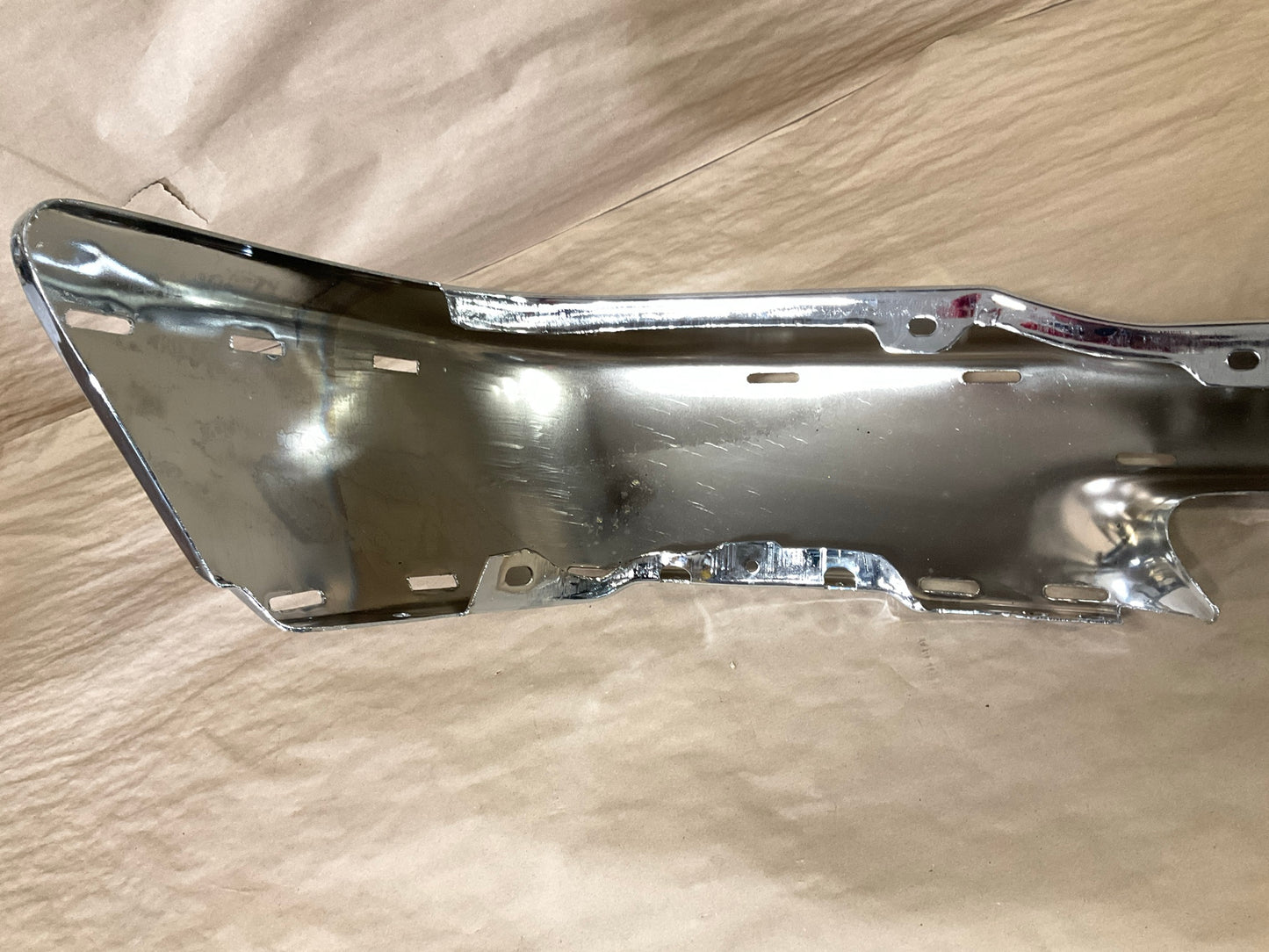 MZB7062CH Front Chrome Bumper - 2001-2010 Mazda B2300, 99-08 B3000 B4000 Pickup