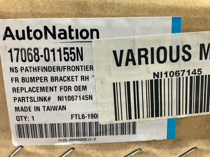 NEW AFTERMARKET - Front Right Bumper Bracket For 2008-12 Nissan Pathfinder
