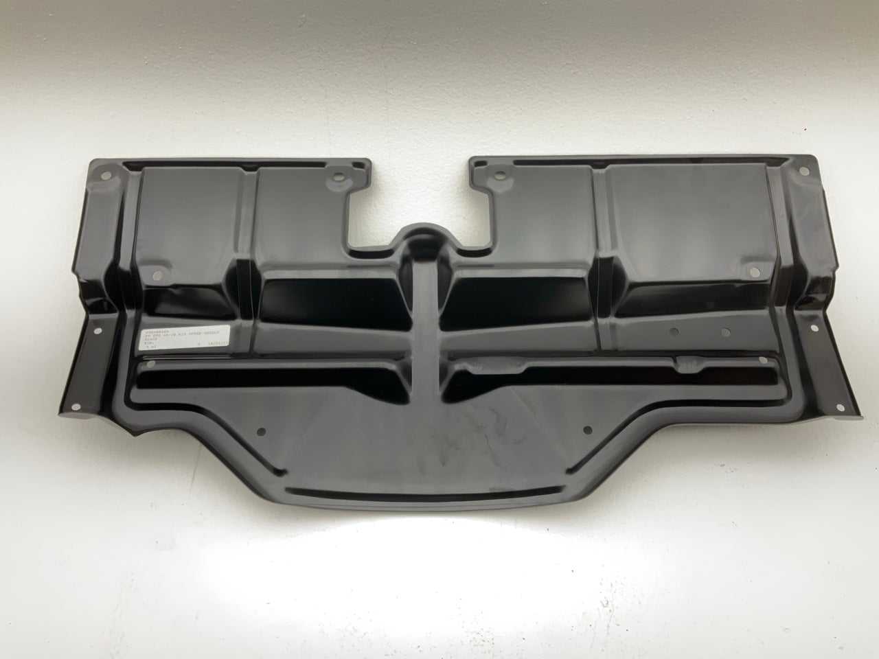 PTG3004AB Upper Radiator Top Hold Down Plate Black Metal 1968-1970 Pontiac GTO
