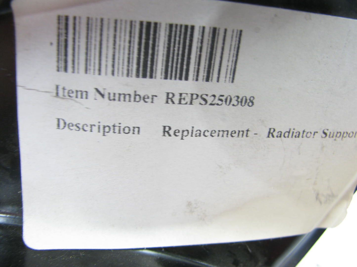 REPS250308 Radiator Support Driver Side Outer Upper Tie Bar For 07-13 Suzuki SX4