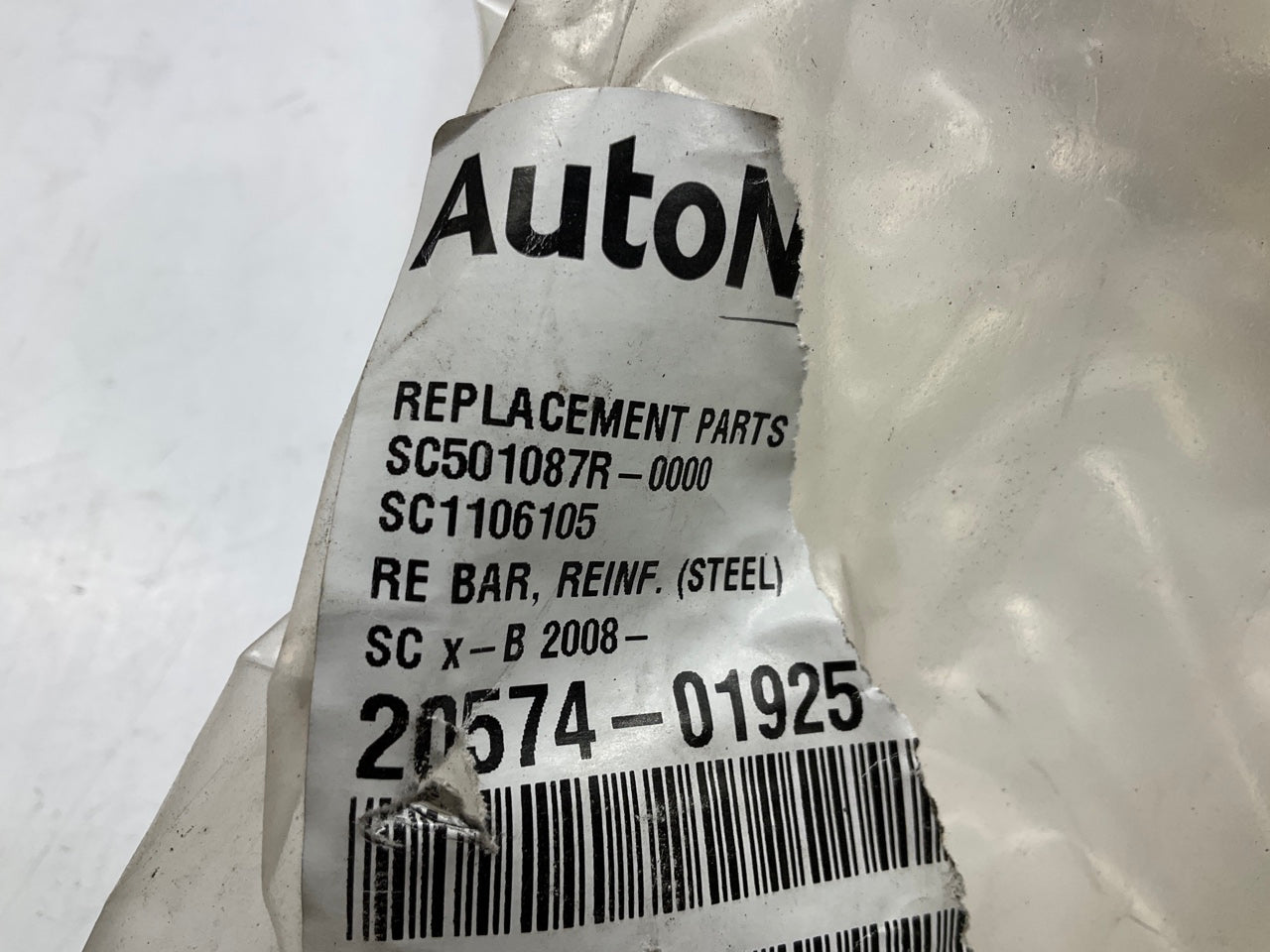 New SC1106105 Rear Steel Bumper Reinforcement Bar For 2008-2015 Scion Xb