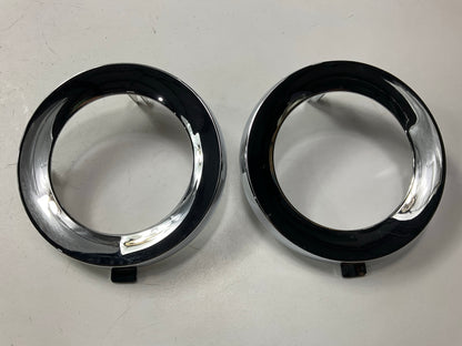(2) NEW AFTERMARKET Chrome Fog Light Lamp Trim Cover For 09-13 Subaru Forester