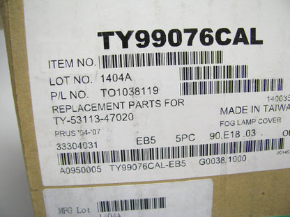 NEW - AFTERMARKET LH Fog Light Bumper Cover For 2004-2009 Toyota Prius HYBRID