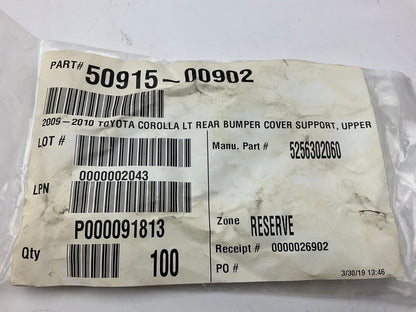 Rear Left Driver Side Upper Bumper Bracket For 2009-2010 Corolla - TO1142102