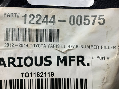 NEW AFTERMARKET Rear Left Bumper Trim Filler 2012-14 Toyota Yaris