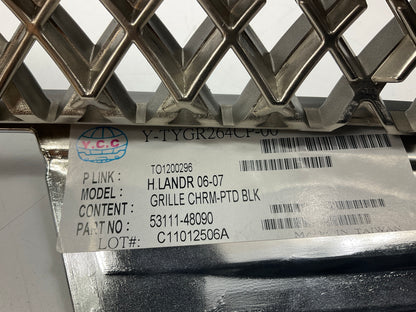 NEW AFTERMARKET Chrome Black Grille Insert  2006-2007 Toyota Highlander