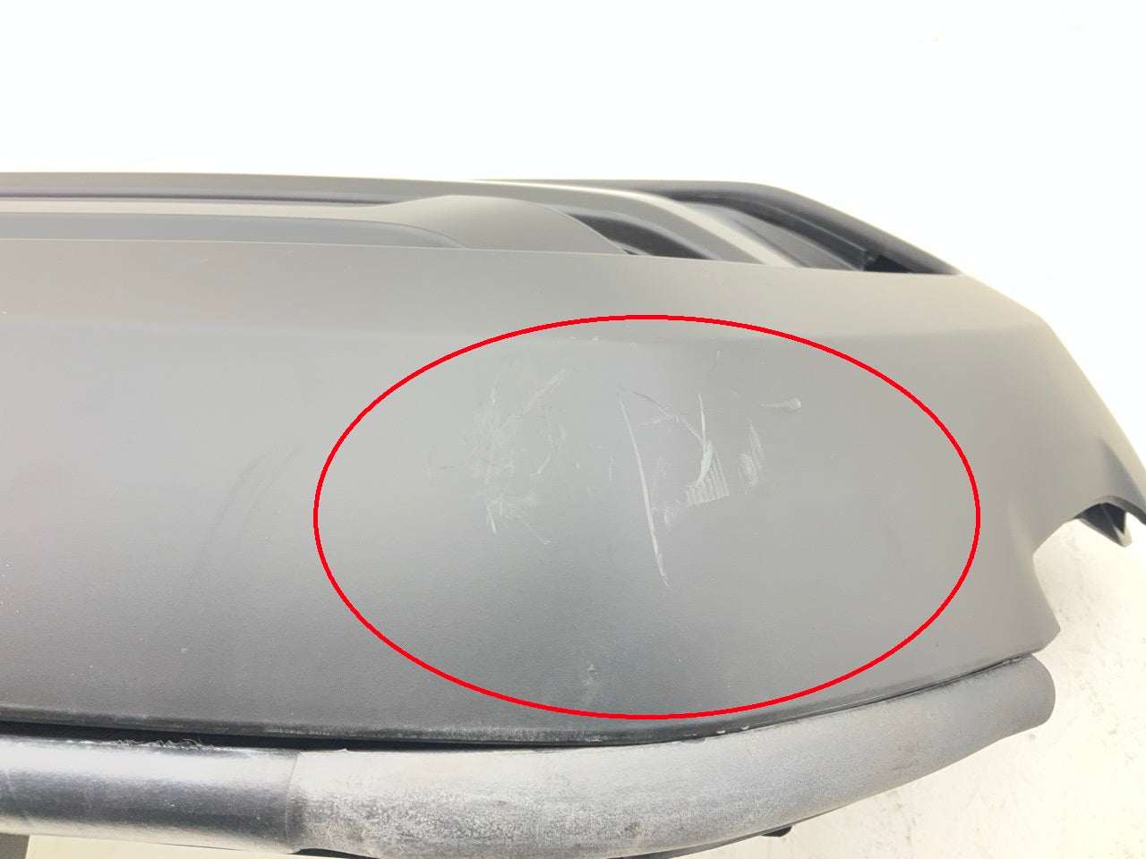 SURFACE SCRATCHES 2016-22 Toyota Tacoma Front Upper Grille Assembly Matte Black