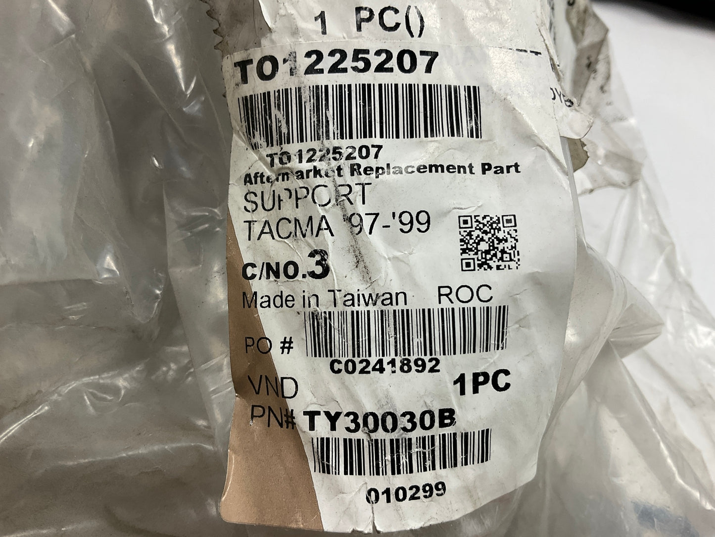 NEW AFTERMARKET TO1225207 Radiator Support For 1997-2000 Toyota Tacoma