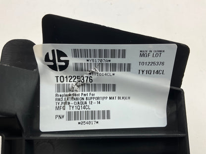 NEW - AFTERMARKET TO1225376 Left Outer Radiator Support For 12-14 Toyota Prius C