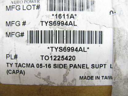 NEW - AFTERMARKET TO1225420 Left Drivers Side Radiator Support For 05-16 Tacoma
