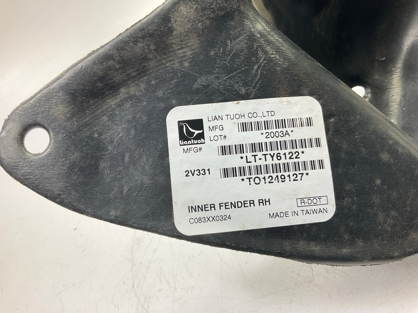 NEW AFTERMARKET TO1249127 Front Right Fender Liner 2001-04 Toyota Sequoia Tundra