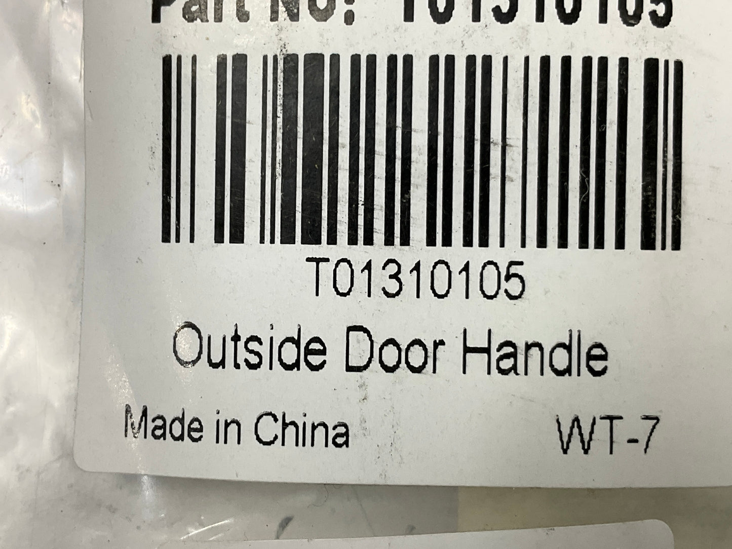 NEW - AFTERMARKET TO1310105 Front Left Drivers Side Outside Door Handle
