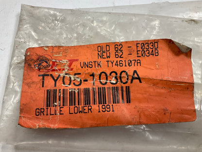 NEW AFTERMARKET - Front Lower Grille Insert For 1991 Toyota Camry