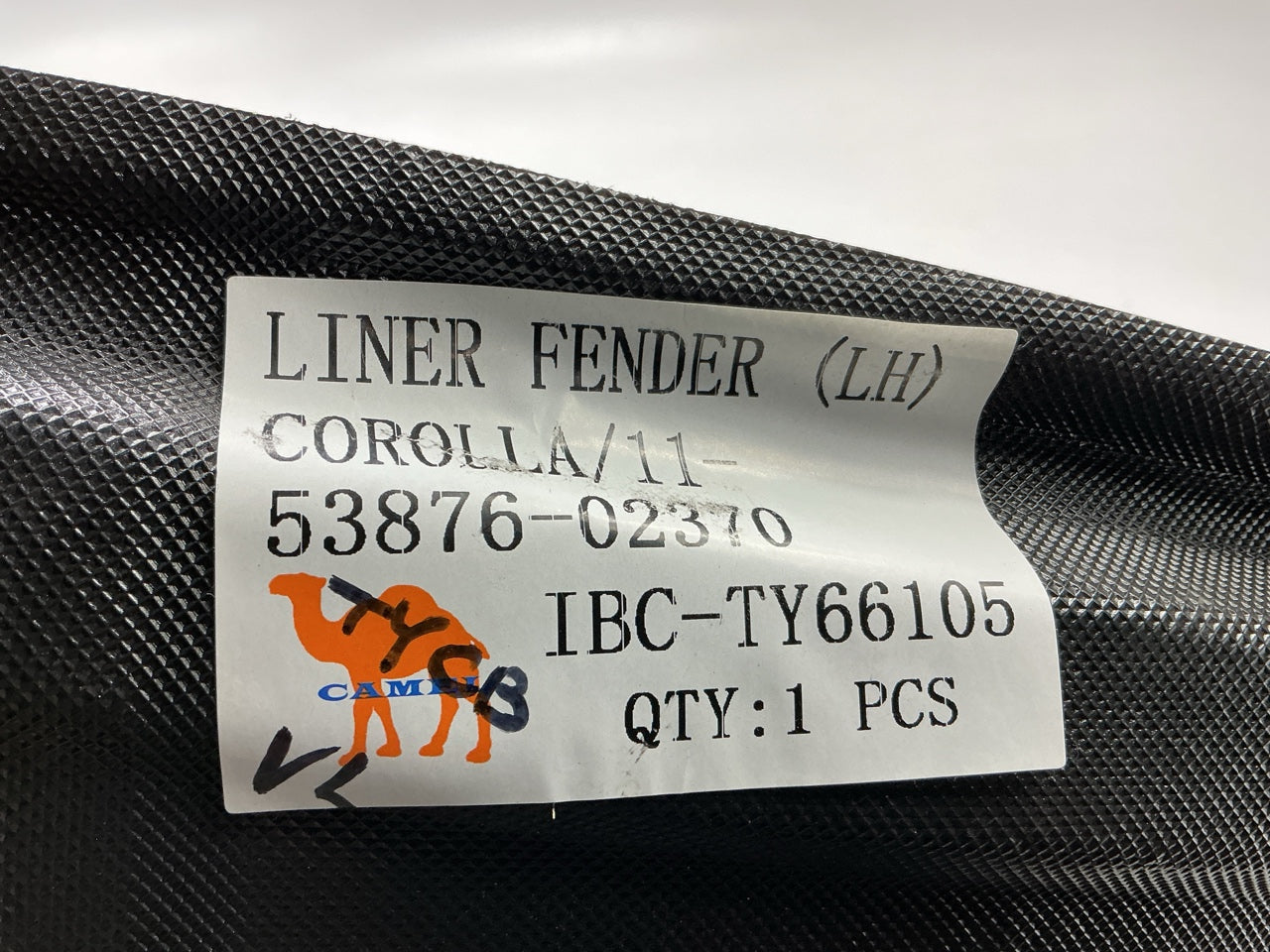 AFTERMARKET Front Left Inner Fender Splash Shield Liner 2011-2023 Toyota Corolla